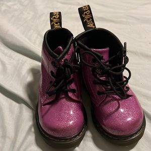Toddler size 6 Sparkly Dr. Martens